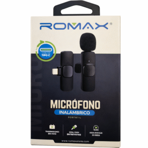 Micrófono Inalámbrico Romax Tsm0012 Tipo C | Profesional